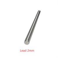 304 stainless steel T12 screw length 200mm lead 2mm 3mm 8mm trapezoidal spindle 1pcs