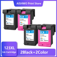 ASW 123 For HP123 123XL Ink Cartridge for HP DeskJet 1110 1111 1112 2130 2132 2134 Officejet 3830 3831 3832 3834 Printer