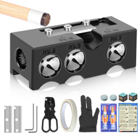 11-in-1 Billiards Pool Cue Tip Shaper Pool Cue Tips Replacement Kit Professional Pool Cue Repair Kit