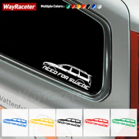 Reflective Car Window Sticker Body Fender Door Side Creative Need For Swede Graphics Vinyl Decal For Volvo V70 Accessories