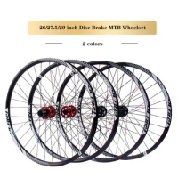 Mountain Bike Wheel 26/27.5/29inch MTB Wheelset Disc brake Cassette Wheel Aluminium Alloy Bike Wheel Rim Vacuum 4 Bearing
