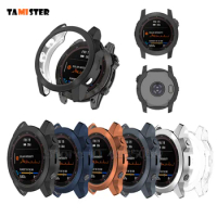 Protector Sleeve Garmin Fenix 7 Smart Watch Protect Shell Protective Frame Plating TPU Case For Fenix7 7S 7X Protective Cover