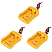 3X for Power Wheels Battery Adapter for Dewalt 20V Battery 18V Dock Power Connector with 12 Gauge Wire, for Robotics