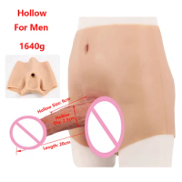 New！Silicone Dildo Panties Men Gay Lesbian Long 20cm G-Spot Solid Hollow Dildo Realistic Strap-On Dildo Penis Pants Sex Toys