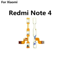 2Pcs New Power on/off &amp; volume up/down buttons flex cable Replacement for Xiaomi Redmi Note 4 4pro 4X Pro Redmi Note 5 5A phone
