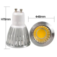 6PCS Super Bright LED Spotlight Bulb MR16 Light Dimmable Led 12V 220V AC 6W 9W 12W LED GU5.3 GU10 COB LED lamp light GU 10 led