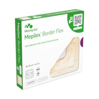 [1盒] Molnlycke Mepilex Border Flex 有邊型泡沫敷料貼 (10 x 10 cm)