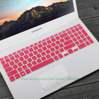 15.6 inch Silicone laptop keyboard cover skin Protector For Samsung 35X0AA 55X0AA NP8500GM 810G5M 3500EM 300E5L 300E5K Notebook