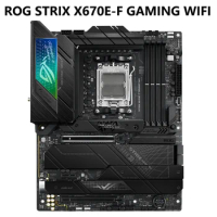 ASUS ROG STRIX X670E-F GAMING WIFI 6E Socket AM5 LGA 1718 AMD Ryzen 7000 Gaming Motherboard 16+2 Power Stages, PCIe 5.0, DDR5