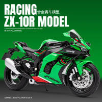 Kawasaki Big Bull ZX-10R รถจักรยานยนต์, Jiaye 1/12, โลหะผสม, เหมาะสำหรับเด็กผู้ชาย, ของขวัญวันเกิด, 
