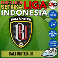 Patch Badge Emblem Flock Setrika iron-on Baju Jersey Logo Liga Sepak Bola Indonesia BALI UNITED [01]