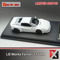 Star Model 1:64 LB Works Ferrari 512 TR White Popup Headlight