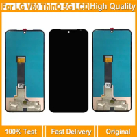 3 PCS Original For LG V60 ThinQ 5G LCD Display Touch Screen Digitizer Assembly Replacement For LG V60 LM-V600 A001LG LCD