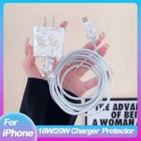 Cute Butterfly Style Cable Protection Cover For Iphone 11 12 13 14 Charger Protector Case For Apple 18/20W Adapter Protective