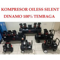 kompresor Oiless RJC dinamo tembaga copper High Speed Kompresor Silent Kompresor Angin 2hp 50 Liter