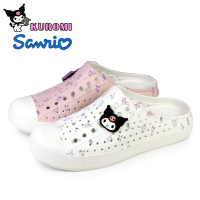 HELLO KITTY KUROMI 酷洛米 洞洞鞋 穆勒鞋 半拖鞋 雨鞋 防水鞋 輕量(紫色、白色)