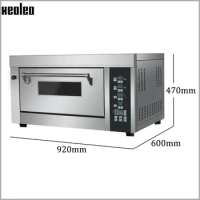XEOLEO Spray Steam Pizza Oven Commercial Oven with Heating Board Professional Pizza/bread Electric Oven