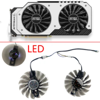 Original Cooling 95MM 4PIN GAA8S2H GTX980 TI GPU FAN For Palit GTX1080 ti GTX1070 Jetstream GTX980 C