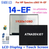 13.5"Original For HP Spectre X360 14-EF LCD Display Touch Screen Assembly For HP 14T-EF 14-ef2000la 14-EF2023DX Replacement Part