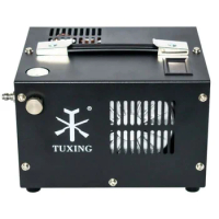TUXING 4500Psi 300Bar PCP Air Compressor Portable Car 12V with Transformer High Pressure Compressor for PCP Rifle Diving TXES061