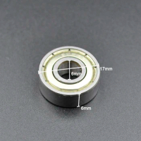 10pcs/100pcs 606ZZ 6*17*6mm Deep Groove Ball Bearing 606 2Z 6mm Bore Chrome Steel Miniature Bearings