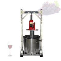 22/12L Manual Hydraulic Fruit Squeezer Small Honey Grape Blueberry Mulberry Presser Juicers Stainless Steel Juice Press Machine