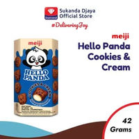 Camilan Snack Hello Panda Chocolate Strawberry Double Choco Cookies Milk Vanilla Caramel Crunchy Lot