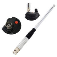1.8dbi 27Mhz Antenna 9-Inch To 51-Inch Telescopic/Rod HT Antennas For Use With Handheld CB Radios Signal Accessories