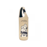 【Kamio】SNOOPY 史努比 潛水布飲料提袋 水壺袋 臉部特寫