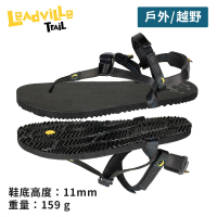 【Luna Sandals】LEADVILLE TRAIL 越野極簡涼鞋 經典黑(戶外/休閒/國旅/日常/夾腳拖/拖鞋)