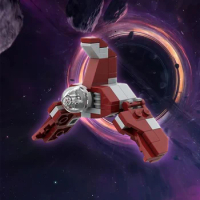 Moc ETA class Shuttle Micro Building Blocks Space Wars Jedi Ambassador Republic Plane Model Bricks Sets Kids Toy Gift Adult Gift