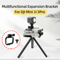 For DJI Mini 3/3Pro Drone Top Sports Camera Fill Light Adapter Multifunctional Expansion Bracket Handheld Shooting Accessories