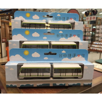 台中捷運列車 鐵支路4節迴力小列車 迴力車 火車玩具 壓克力盒裝 QV076T1 TR台灣鐵道