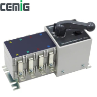 160A 250A ATS Dual-Power Automatic Transfer Switch PC Grade SMGQ2-250/4P Circuit Breaker MCB AC 400V