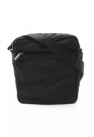 Prada Pre-Loved Prada Shoulder bag Nylon Saffiano leather black prada logo plate