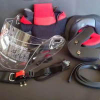 PAKET BUSA HELM NHK R6 FULL SET KANCING BESI / KACA HELM/ TALI /KARET