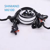 SHIMANO DEORE M6100 2 piston Brake MTB Mountain Bikes Hydraulic Disc Brake MTB BR BL-M6100 DEORE Brake 900-1600mm