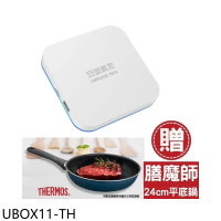 安博盒子【UBOX11-TH】第11代加贈膳魔師平底鍋電視盒(7-11商品卡100元)