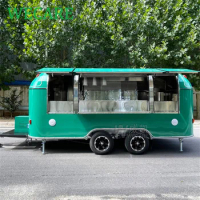 WECARE Carro De Comida Cafe Juice Food Cart Icecream Truck Bubble Tea Truck Food Trailer with Awning