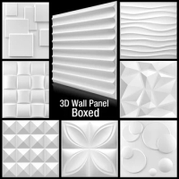 30x30cm 3D Wall Sticker Wall Panels Decorative Living Room Wallpaper Mural Waterproof 3D Wall Panel Mold Bathroom Kitchen