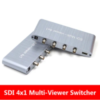 SDI 4X1 HDMI Multi-viewer HDMI Quad Screen Real Time Multiviewer with HDMI seamless Switcher 1080p HD IR SDI Switch