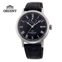 ORIENT STAR 東方之星 CLASSIC系列 經典羅馬機械錶 皮帶款 藍色 RE-AU0003L - 38.7mm