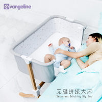 愛為你嬰兒床實木寶寶床拼接大床多功能床邊床新生兒寶寶床睡床