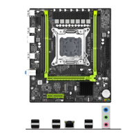 X79 Plus Computer Motherboard LGA 2011 Desktop Mainboard 4*DDR3 Gigabit LAN 10* USB2.0 NVME M.2 3* SATA2.0 PCI-E 16X/4X
