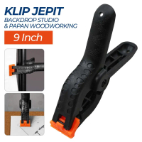 Aksesoris Andoer Klip Jepit Backdrop Studio Fotografi & Papan Woodworking 9 inch - Black Viral