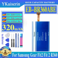 YKaiserin 320mAh EB-BR360ABE / EB-BR365ABE Battery For Samsung Gear Fit2 Fit 2 R360 Fit2 Pro Fitness SM-R365 R365 Gear Watch