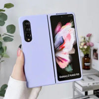 Liquid Silicone Neon Color Phone Case For Samsung Galaxy Z Fold5 Fold4 Fold3 Professional Edition Premium Silicone Soft Case