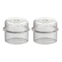 2pcs Small Blender Jar Lid Measuring Cup Cover Mini Blender Jar Accessory Replacement for Vorwerk Thermomix TM31 TM5 TM6 A6HB