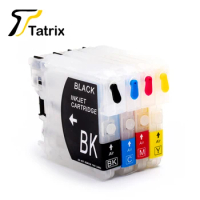For Brother LC11 LC16 LC38 LC39 LC61 LC65 LC67 LC980 LC990 LC1100 Refillable Ink Cartridge For Brother DCP-J140W/145C/165C/185C