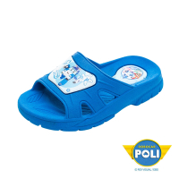 POLI 波力童鞋-正版童鞋 POLI 輕量拖鞋/穿脫方便 台灣製 藍(POKS34046)
